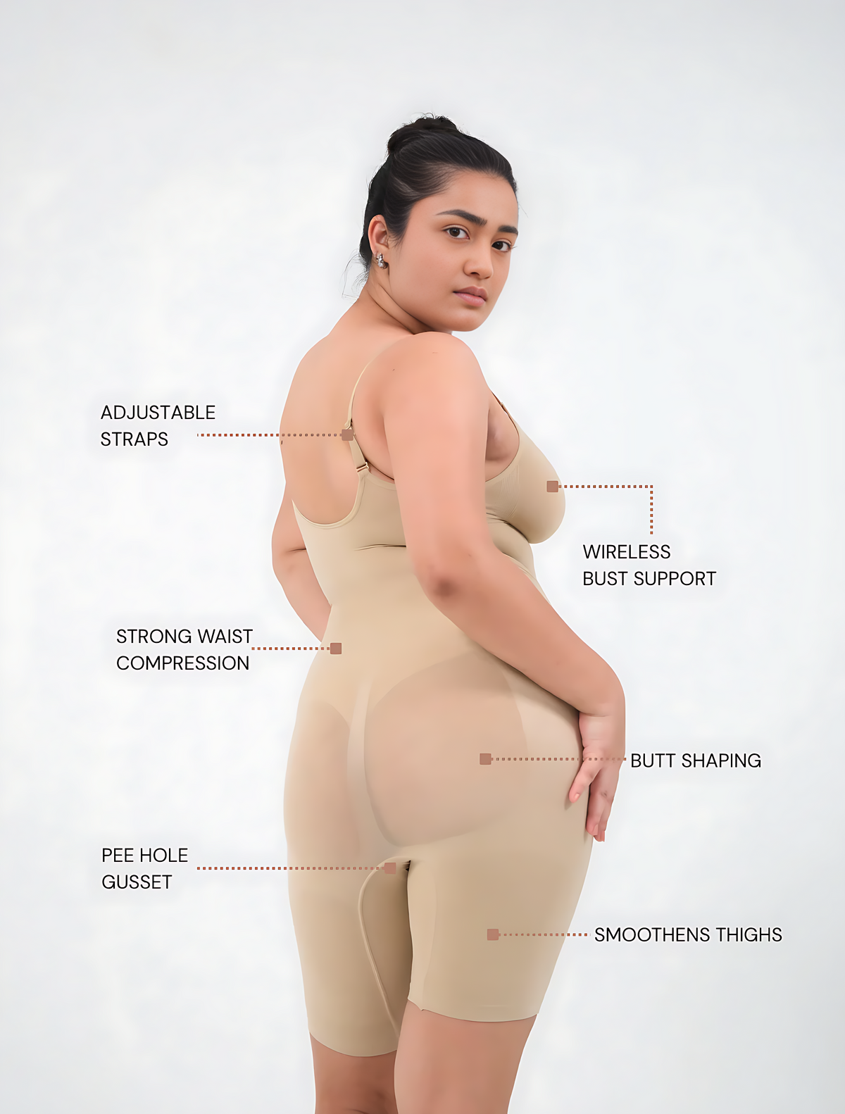 Mid Thigh Bodysuit Bodyshaper