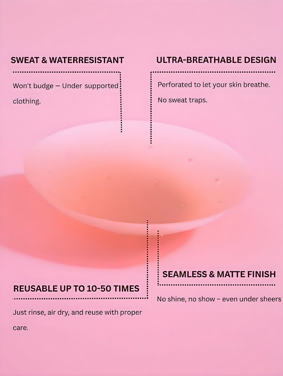 Reusable Adhesive Nipple Covers